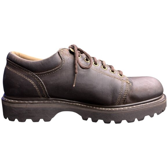 Men's AMERICAN EAGLE OUTFITTERS Brown Genuine Leather Lace-up Shoes- Size 10 - Picture 4 of 12